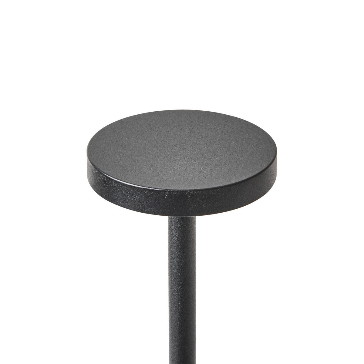 LED-TISCHLEUCHTE Schwarz Lizandro - Schwarz, Metall (8/8/35cm) - Beliani