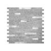 FLIESENAUFKLEBER 1 Stück 29,7 x 29,2 cm Selbstklebende Fliesen - Mela Tigre - Graphitfarben/Grau, Kunststoff (29.2/0.4/27.7cm) - Mazovia