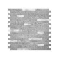 FLIESENAUFKLEBER 1 Stück 29,7 x 29,2 cm Selbstklebende Fliesen - Mela Tigre - Graphitfarben/Grau, Kunststoff (29.2/0.4/27.7cm) - Mazovia