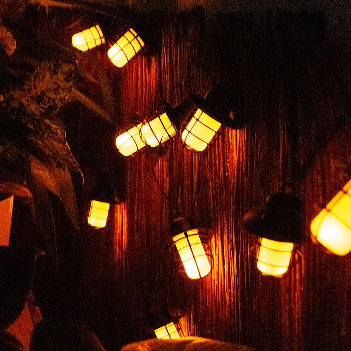 LED AUSSENLEUCHTE Solar-Lichterkette Schwarz - Schwarz, Kunststoff (480/8.2/11cm) - Globo Lighting