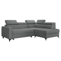 COLTAR Milano 2RRLXP, Dreapta 2R+R+LXP - grafit, material textil/lemn (195/249cm) - MIRJAN24