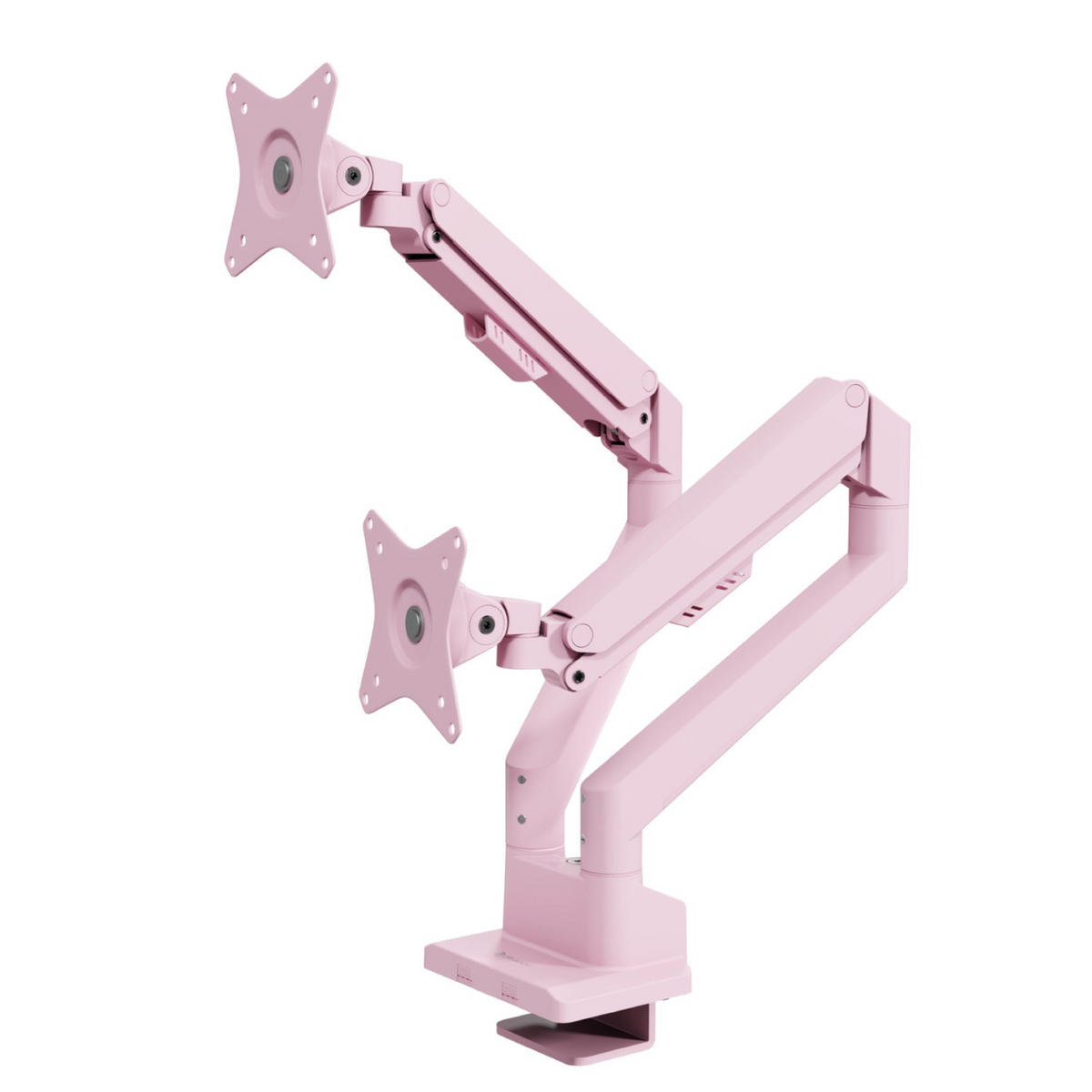 MONITORARM Alzare Neo Duo Rosa - Pink, Metall (51/99/50cm) - Arozzi