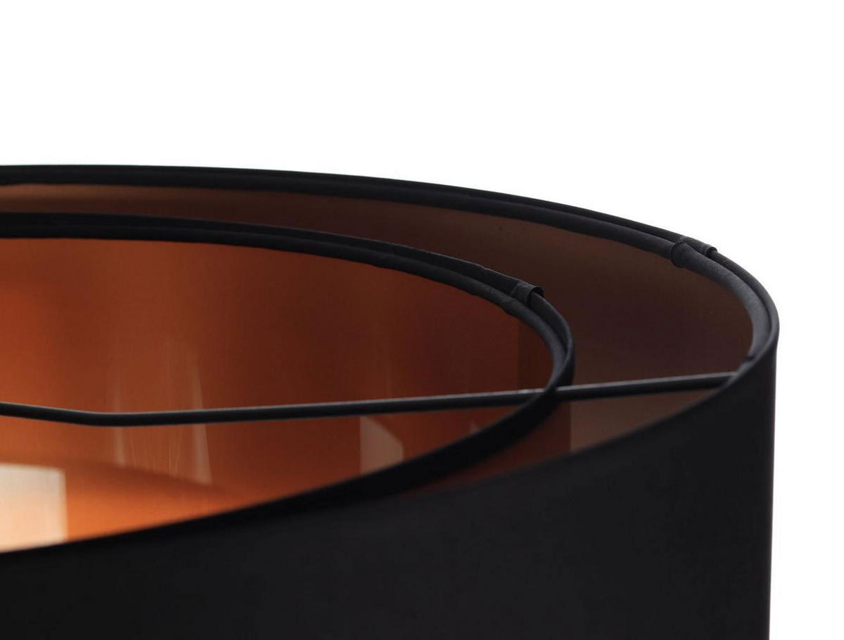 HÄNGELEUCHTE Kupfer 40/20 cm - Schwarz/Kupferfarben, Kunststoff (40/1/20cm) - ONZENO