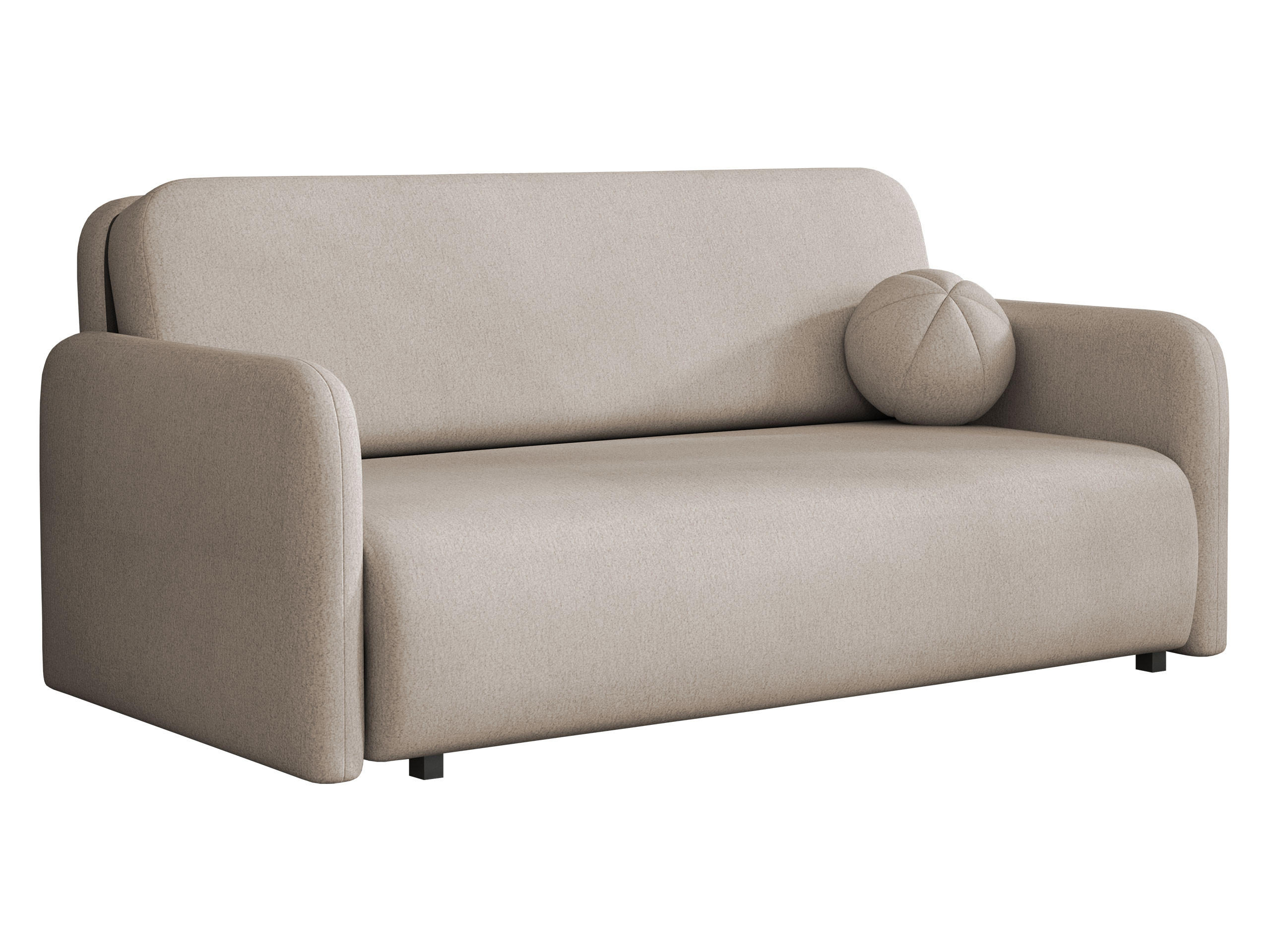 SCHLAFSOFA Viva Sun IV - Schwarz/Cappuccino, Holz/Textil (170/85/103cm) - MIRJAN24