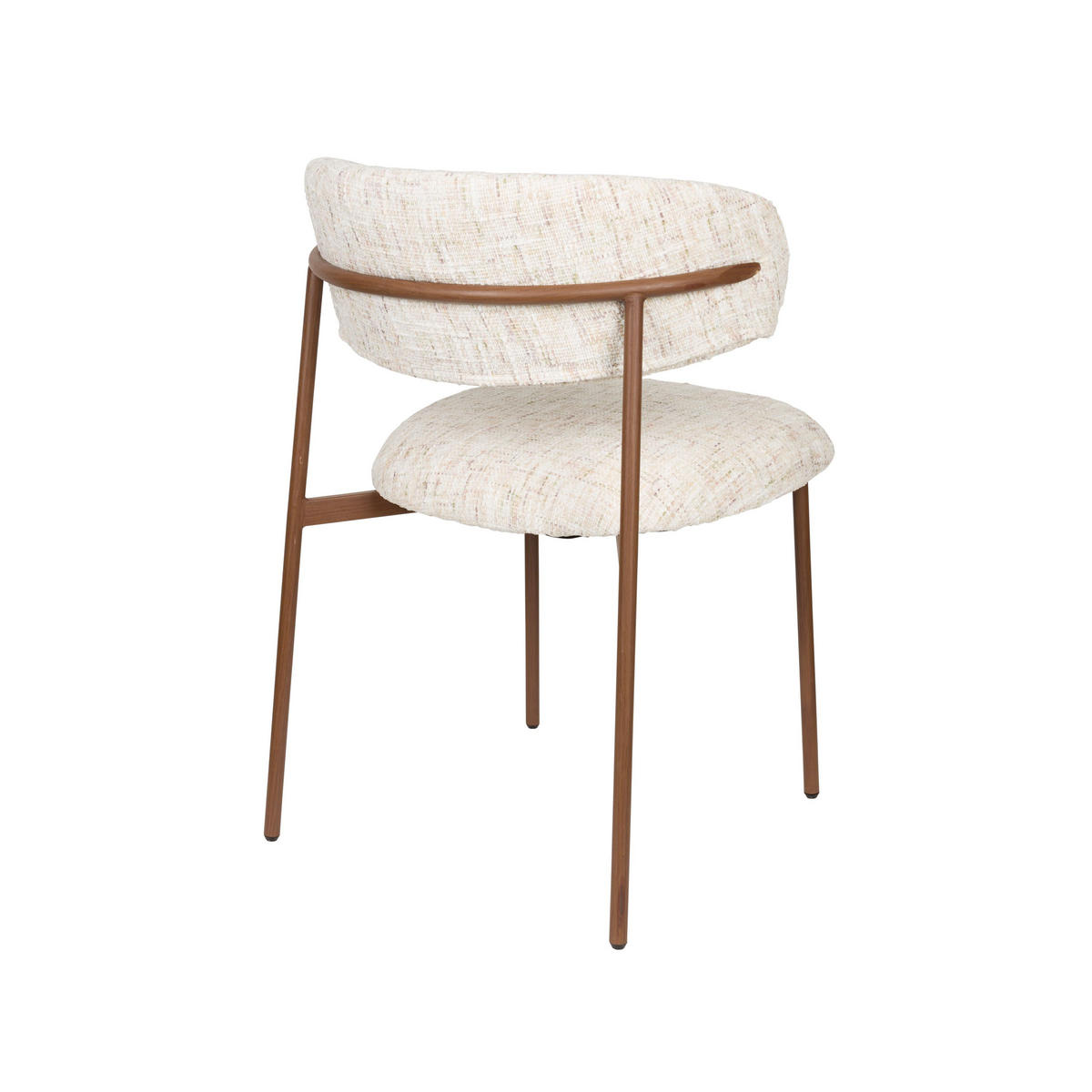 ESSZIMMERSTUHL Claes Creme - 2 er Set - Weiß, Textil (56.5/78.5/57.5cm) - Housecraft Living