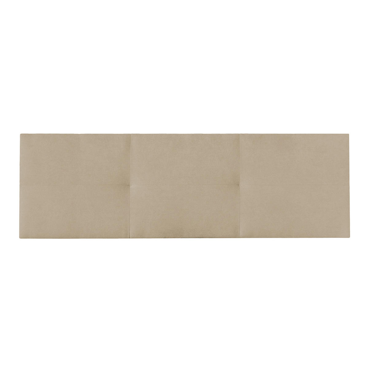 KOPFTEIL Ilan Beige 165 cm x 52 cm - Beige, Textil (165/52/3cm) - Kenay Home