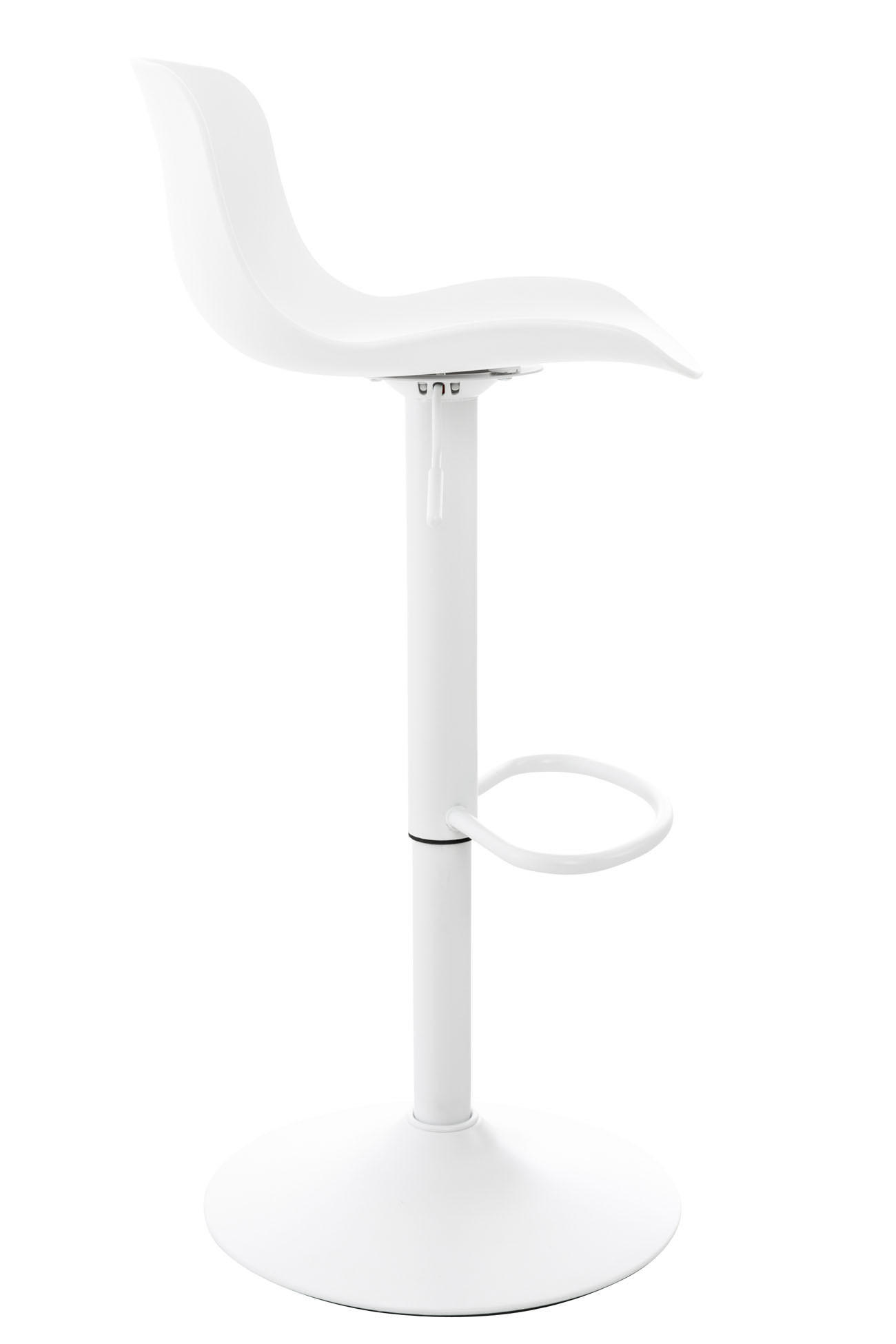 Thumbnail - Deluke Barhocker, Weiß, Kunststoff, 44x81x44 cm, Esszimmer, Barmöbel, Barhocker