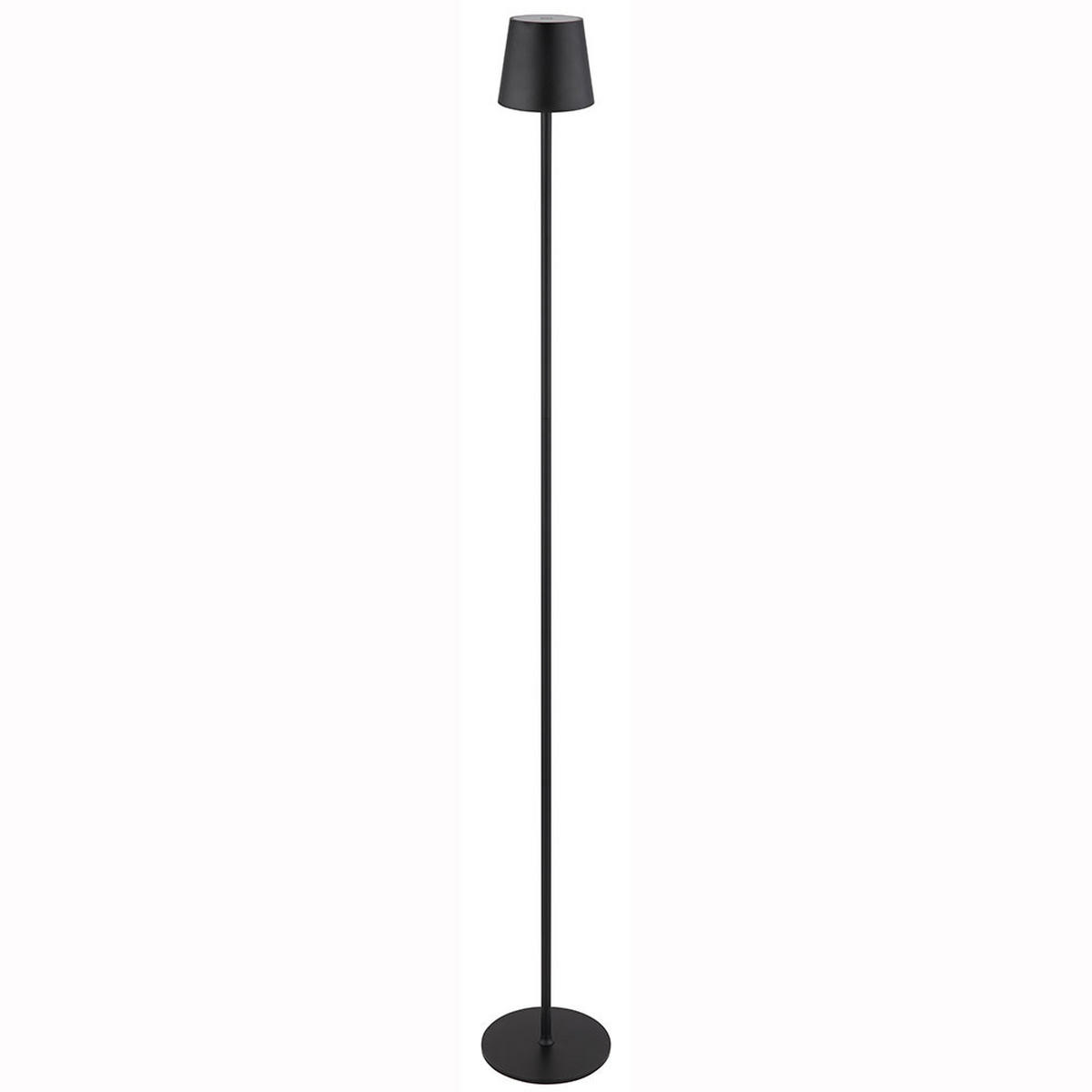 LED STEHLEUCHTE VANNIE Schwarz - Schwarz, Kunststoff/Metall (16/120/16cm) - Globo Lighting