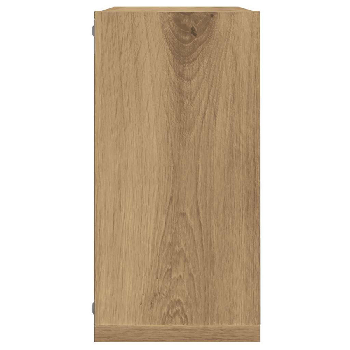 WÜRFEL-WANDREGALE 2Er Set Artisan-Eiche 30/15/30 Holzwerkstoff - Braun, Holzwerkstoff (15/30/30cm) - vidaXL