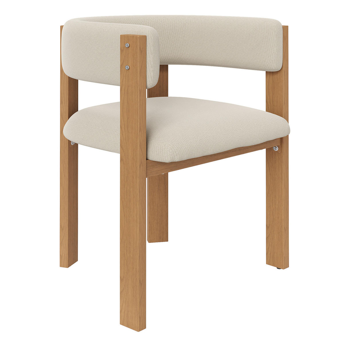 ESSZIMMERSTUHL ergonomisch 47 x 48 x 72,5 cm Beige 2er-Set - Beige, Metall (44/72.5/54.5cm) - Meubliv