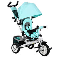 KINDERDREIRAD, Grün, Polyester, Metall - Grün, Metall (102/49/102cm) - HOMCOM