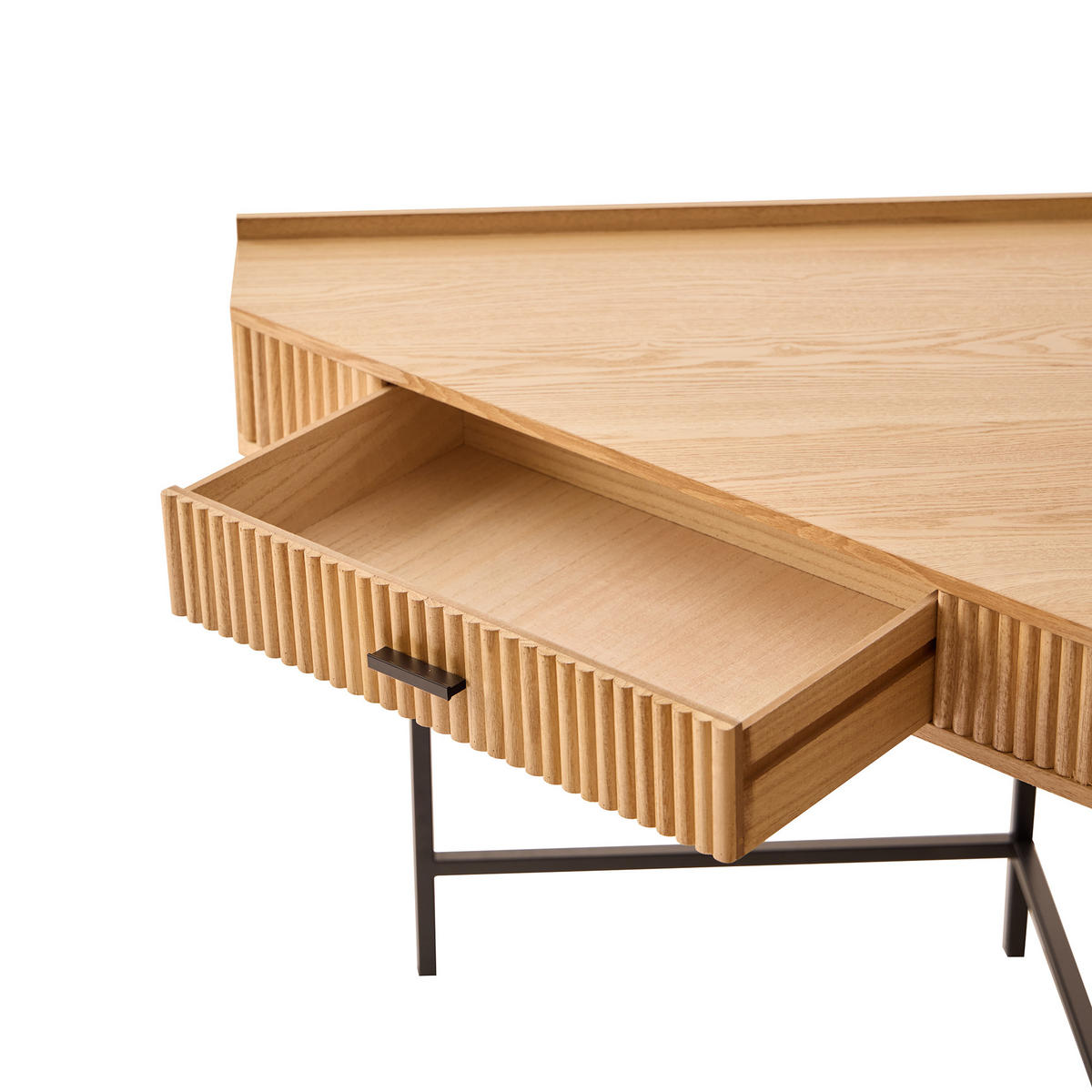 SCHREIBTISCH Rechteckig Braun 80 x 80 x 78 cm - Braun, Holz (80/80/78.5cm) - Nordlys