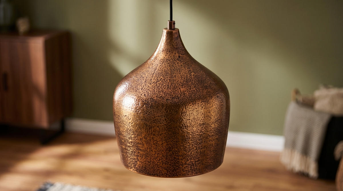 HÄNGELAMPE BELLAGIO Multicolor Metall - Bronzefarben, Metall (20/20/35cm) - KAWOLA
