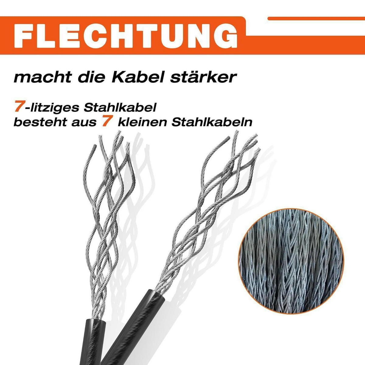 SCHLOSSKABEL Stahl 12 mm 213 cm schwarz - Schwarz, Metall (20.5/4.5/28cm)