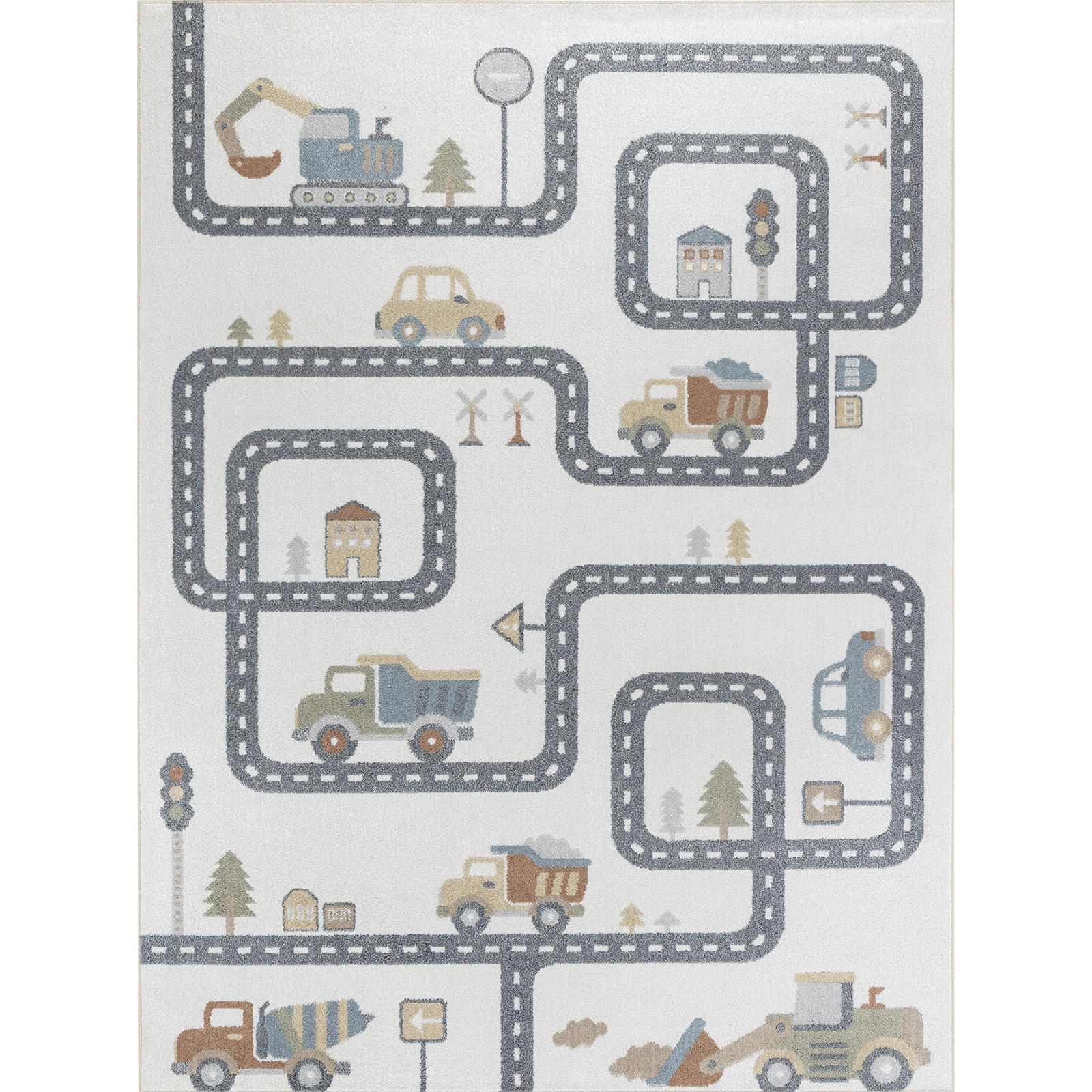 KINDERTEPPICH Maschinenwaschbar 160/213 cm Beige - Beige, Naturmaterialien/Textil (160/213cm) - LIVABLISS