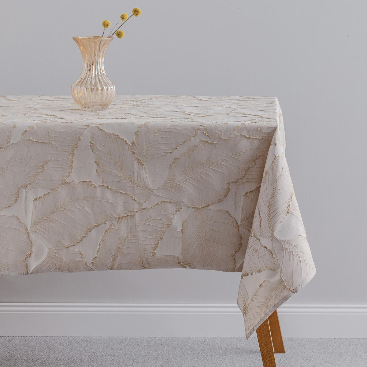 TISCHDECKE Fernaso - Beige, Textil (180/130/1cm) - home&you
