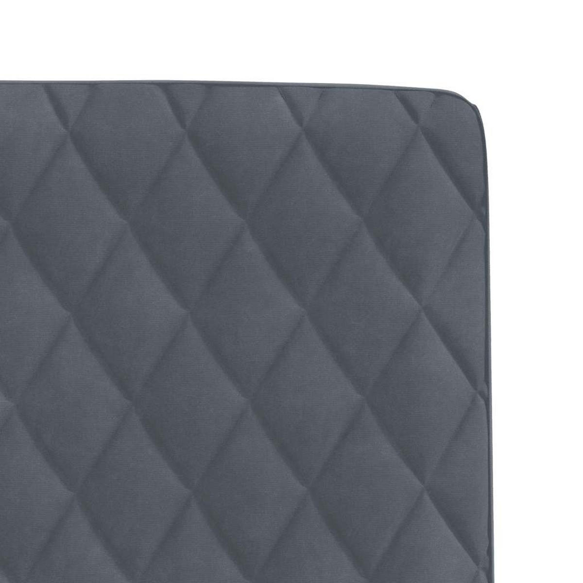 ESSZIMMERSTÜHLE 2 Stk. Dunkelgrau Samt 45*54*83cm - Dunkelgrau, Metall (45/83/54cm) - ZMH