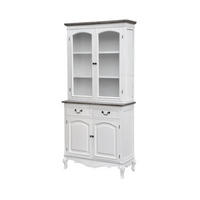 SIDEBOARD RIMINI WHITE Weiß 90x40x190 cm - Weiß, Holz (90/190/40cm) - FURNLUX