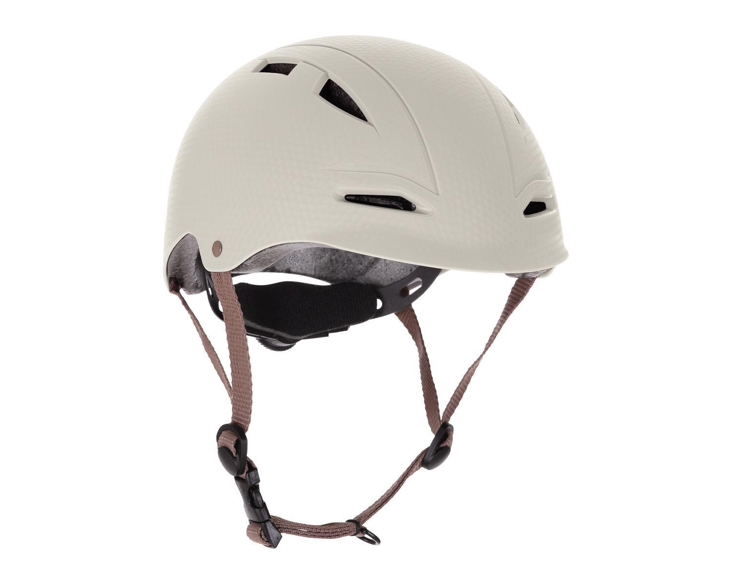 KINDERHELM 46-56 beige 46-56 cm, 9 Öffnungen, verstellbare Gurte, ab 2 Jahren, Kinderhelm - Beige, Kunststoff (21/25cm) - Kikka boo