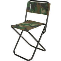 KLAPPSTUHL bis 100 kg - Dunkelgrün/Braun, Textil/Metall (35/58/35cm) - Outtec