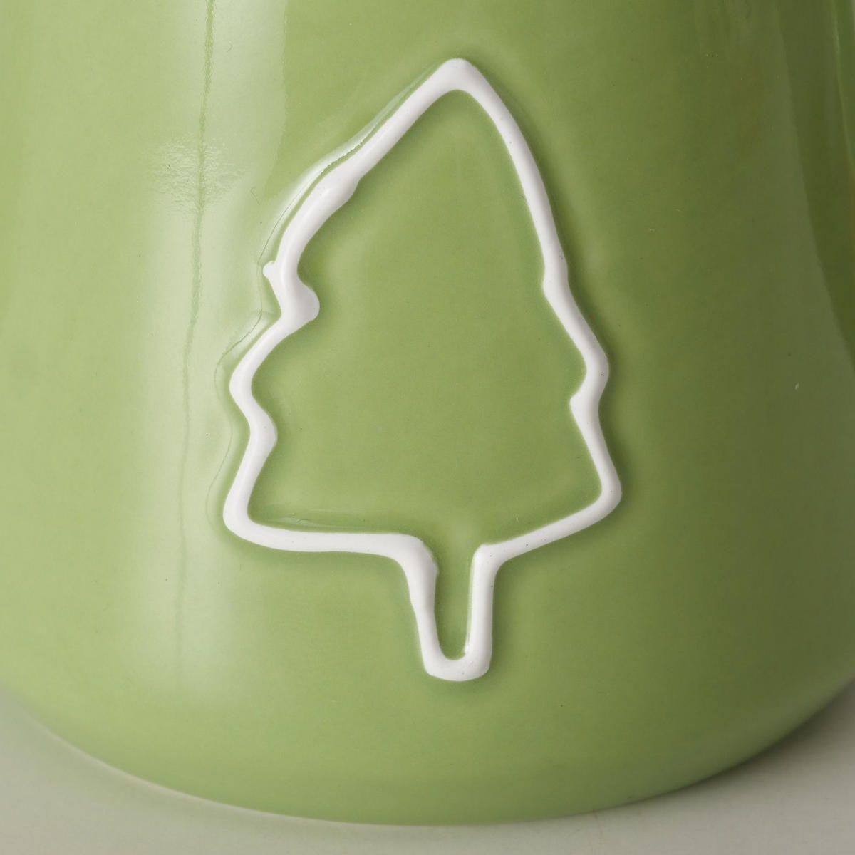 BECHER Sublim 360 ml 10/10/9 cm - Grün, Keramik (10/9/10cm) - Boltze Home