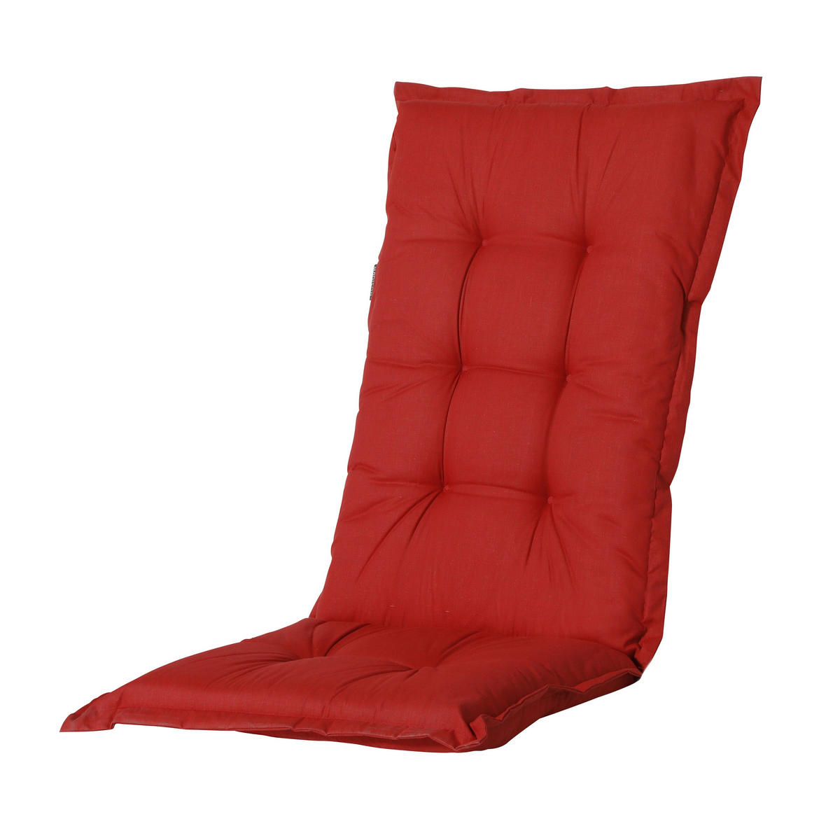 GARTENSTUHLKISSEN Basic 123/50 cm 4er-Set - Rot, Textil (50/7/123cm) - Madison