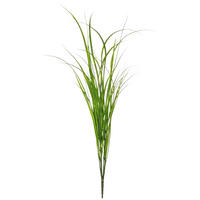 KUNSTPFLANZE Künstliches Gras - Hubert 90 cm - Grün, Kunststoff (90cm) - aplanta