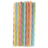 TRINKHALME wiederverwendbar 50-er Set Mehrfarbig - Multicolor, Kunststoff (0.6/22cm) - Orion 
