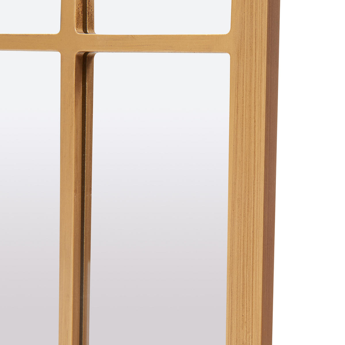 WANDSPIEGEL Colobraro - Goldfarben, Glas/Holzwerkstoff (60/90/1.8cm) - [en.casa]