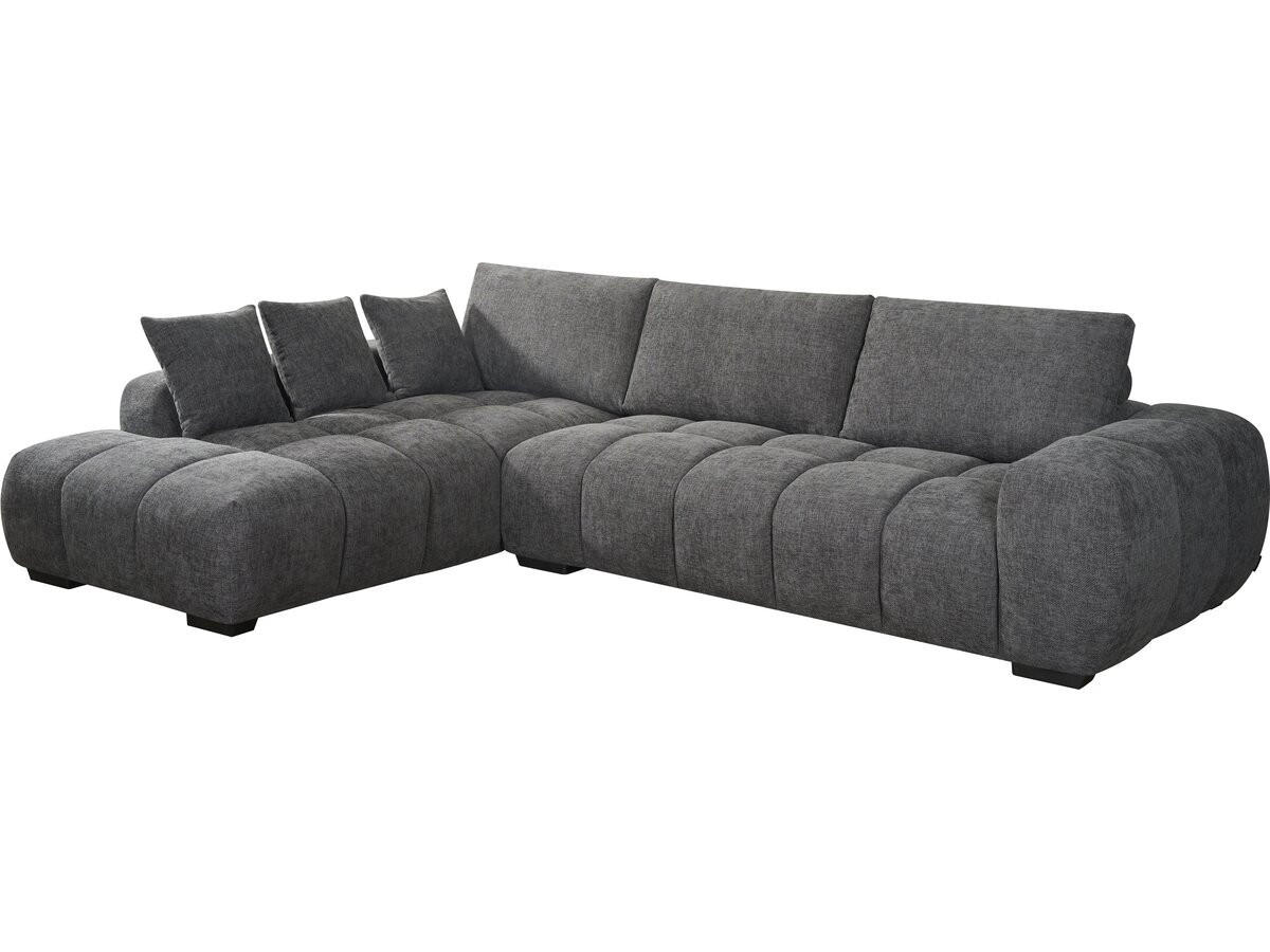 ECKSOFA monceau Grau - Grau, Textil (207/307cm) - Habitat Garten