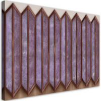 WANDBILD buntes 3d fenster - Lila, Textil (60/40cm) - Feeby