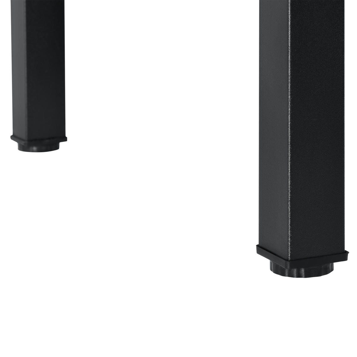 ESSTISCH Den Haag - Walnussfarben, Holzwerkstoff/Metall (60/120/75cm) - [en.casa]