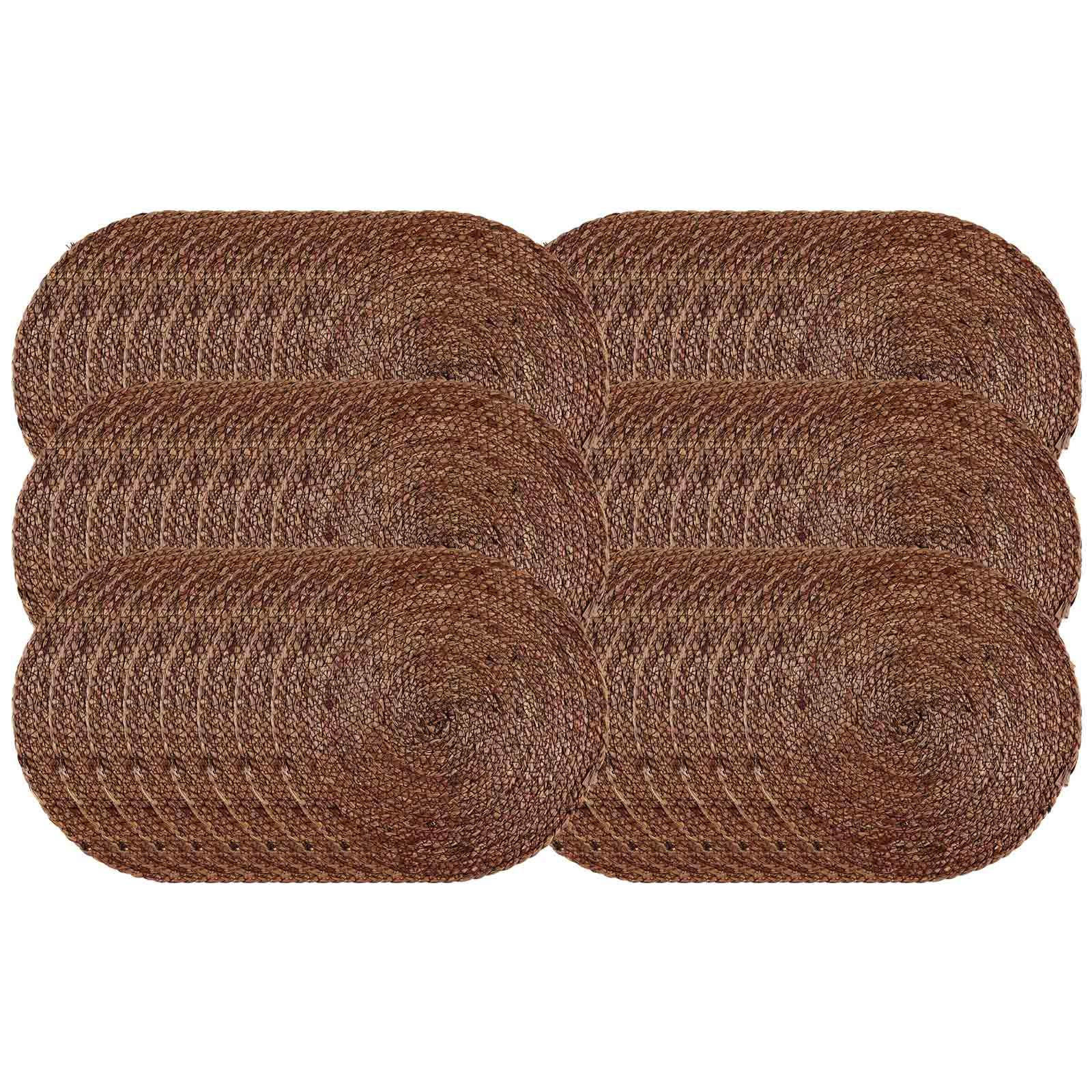 PLATZMATTEN Sorella dunkelbraun ø 35 cm - Dunkelbraun, Naturmaterialien (35cm) - Ritzenhoff Breker