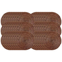PLATZMATTEN Sorella dunkelbraun ø 35 cm - Dunkelbraun, Naturmaterialien (35cm) - Ritzenhoff Breker