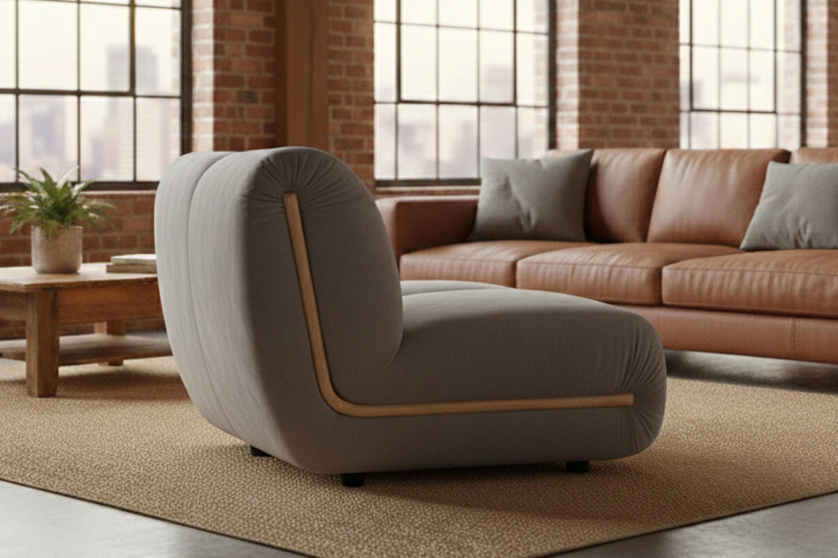 SESSEL LAYLA Taupe Velvet - Taupe/Schwarz, Buchenholz/Textil (92/74/99cm) - KAWOLA