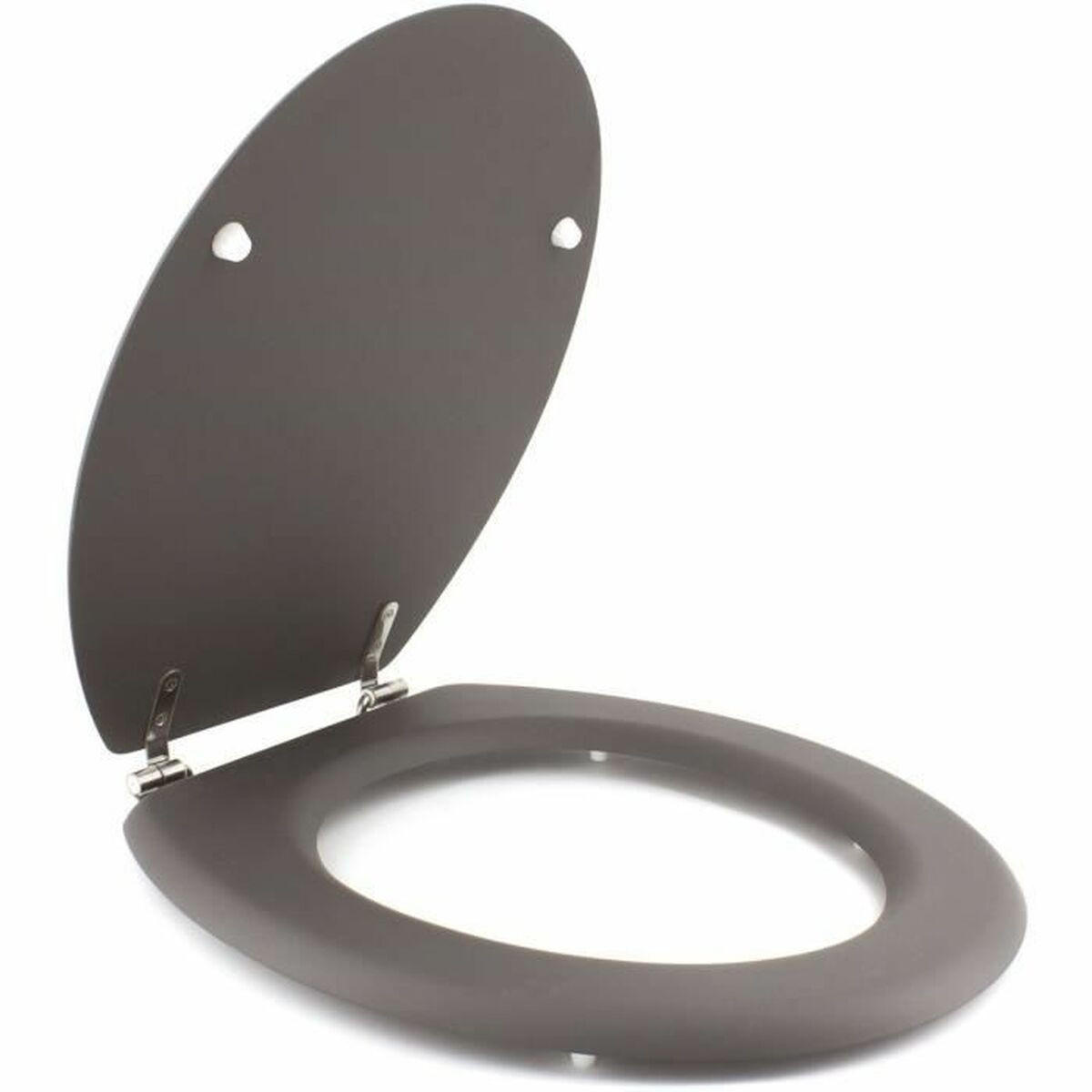 TOILETTENABDECKUNG Grau - Grau, Kunststoff (38.3/4.9/46cm) - Gelco