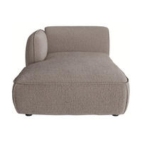 RECAMIERE ohne Schlaffunktion - 1 Person - stoff - taupe Camilio - Taupe, Textil (107/74/165cm) - Vente-Unique