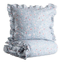 BETTWÄSCHE Julia Baumwolle 220/200 cm - Blau, Textil (220/200cm) - Homla