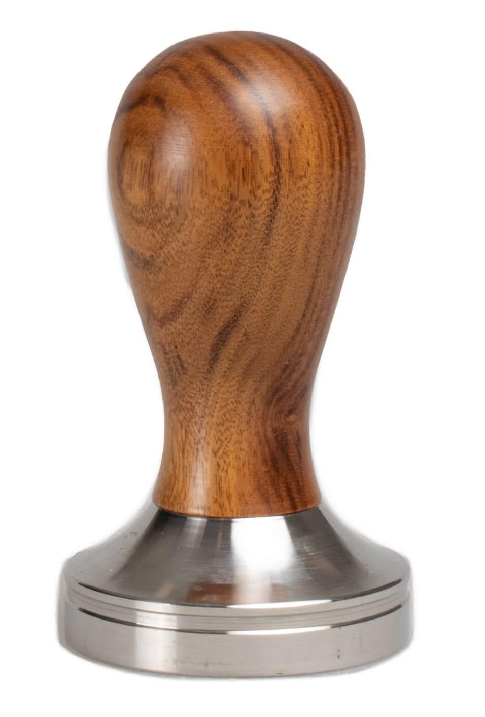 KAFFEEDAMPFER Kaffee Barista Tamper - Rosenholz - ø 5 cm - Silberfarben, Metall (2/9/6cm) - Jay Hill