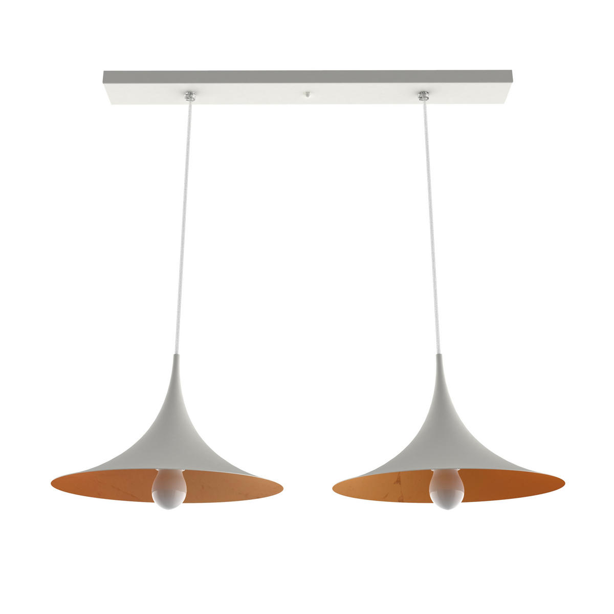 HÄNGELEUCHTE - Kupferfarben, Metall (33/70/16cm) - Lumicom