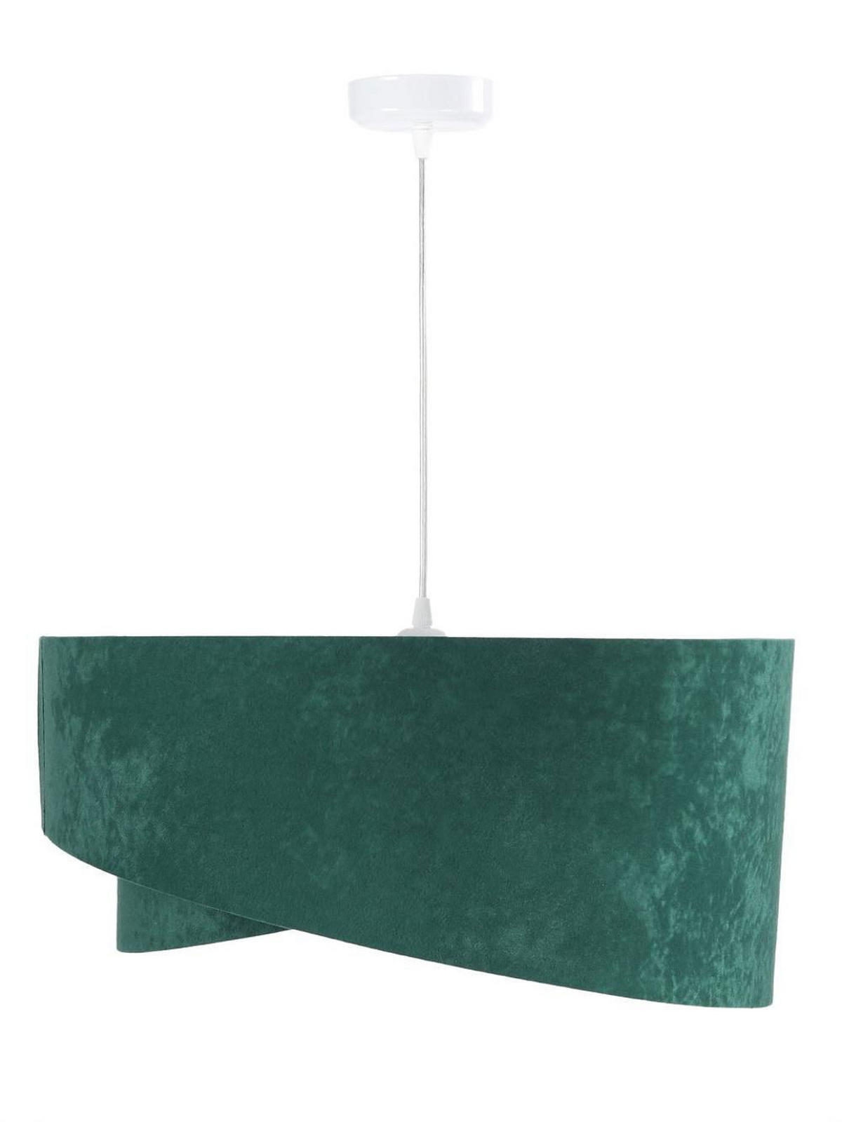 HÄNGELEUCHTE Grün 50/23 cm - Weiß/Grün, Kunststoff (50/1.3/23cm) - ONZENO