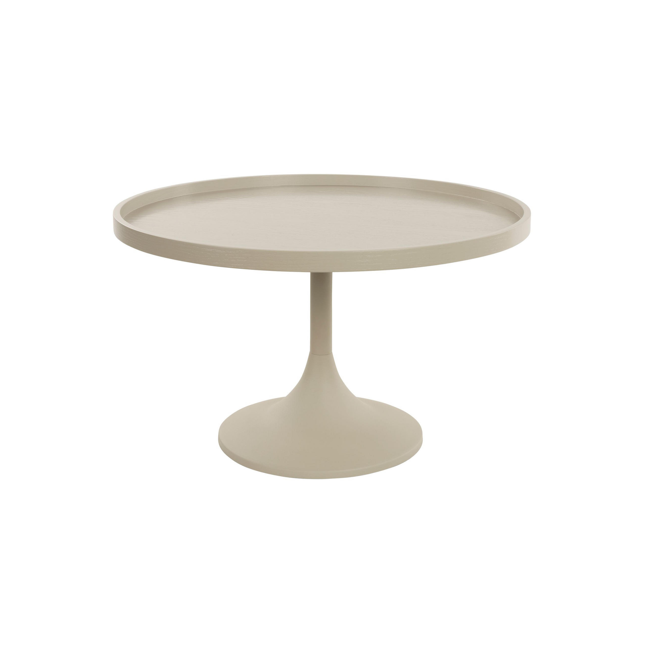 COUCHTISCH Jason Rund 69 cm Beige - Beige, Metall (69/69/42cm) - Zuiver