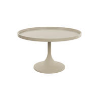 COUCHTISCH Jason Rund 69 cm Beige - Beige, Metall (69/69/42cm) - Zuiver