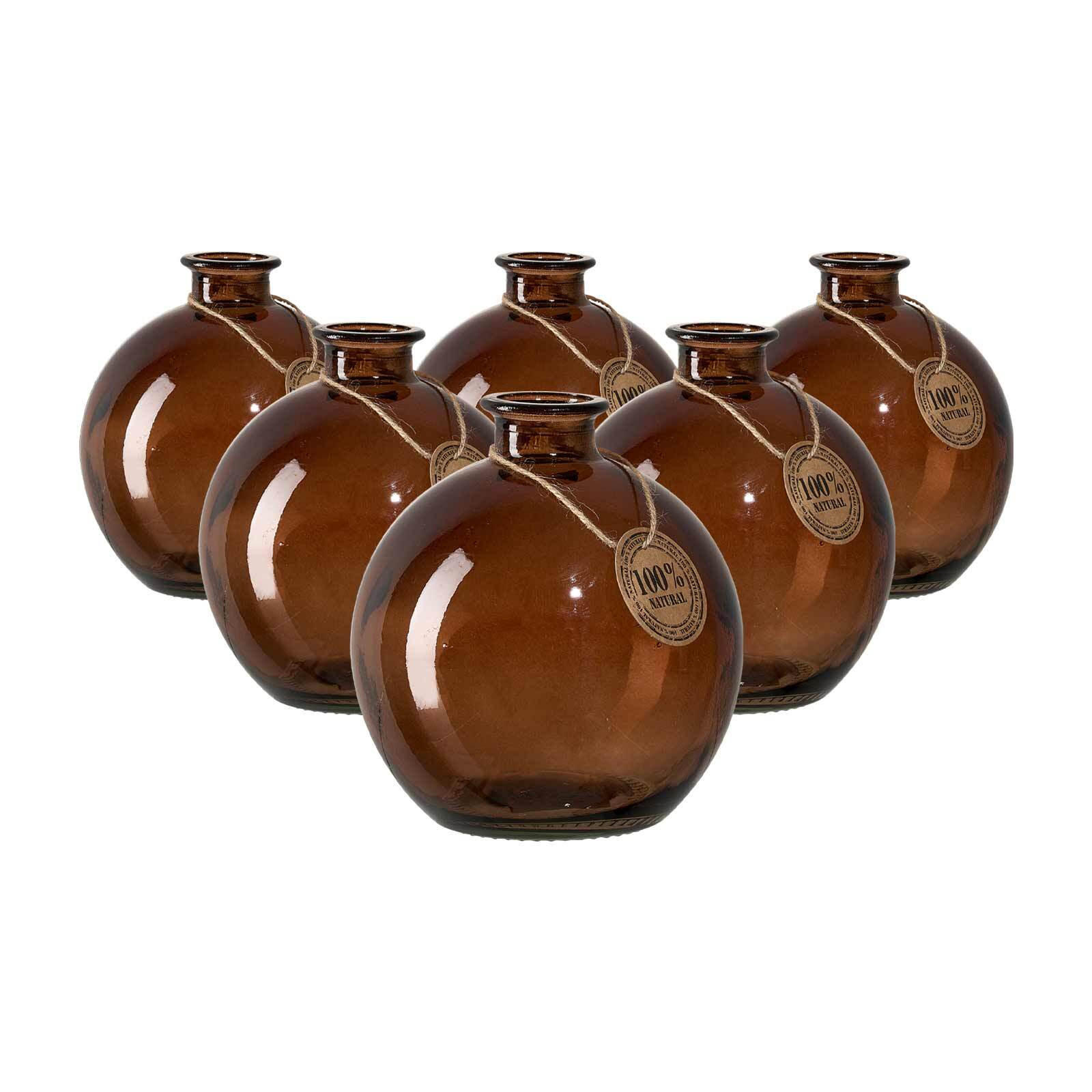 VASEN Marokko braun 17,5 cm 6er Set - Braun, Glas (17.5cm) - Ritzenhoff Breker