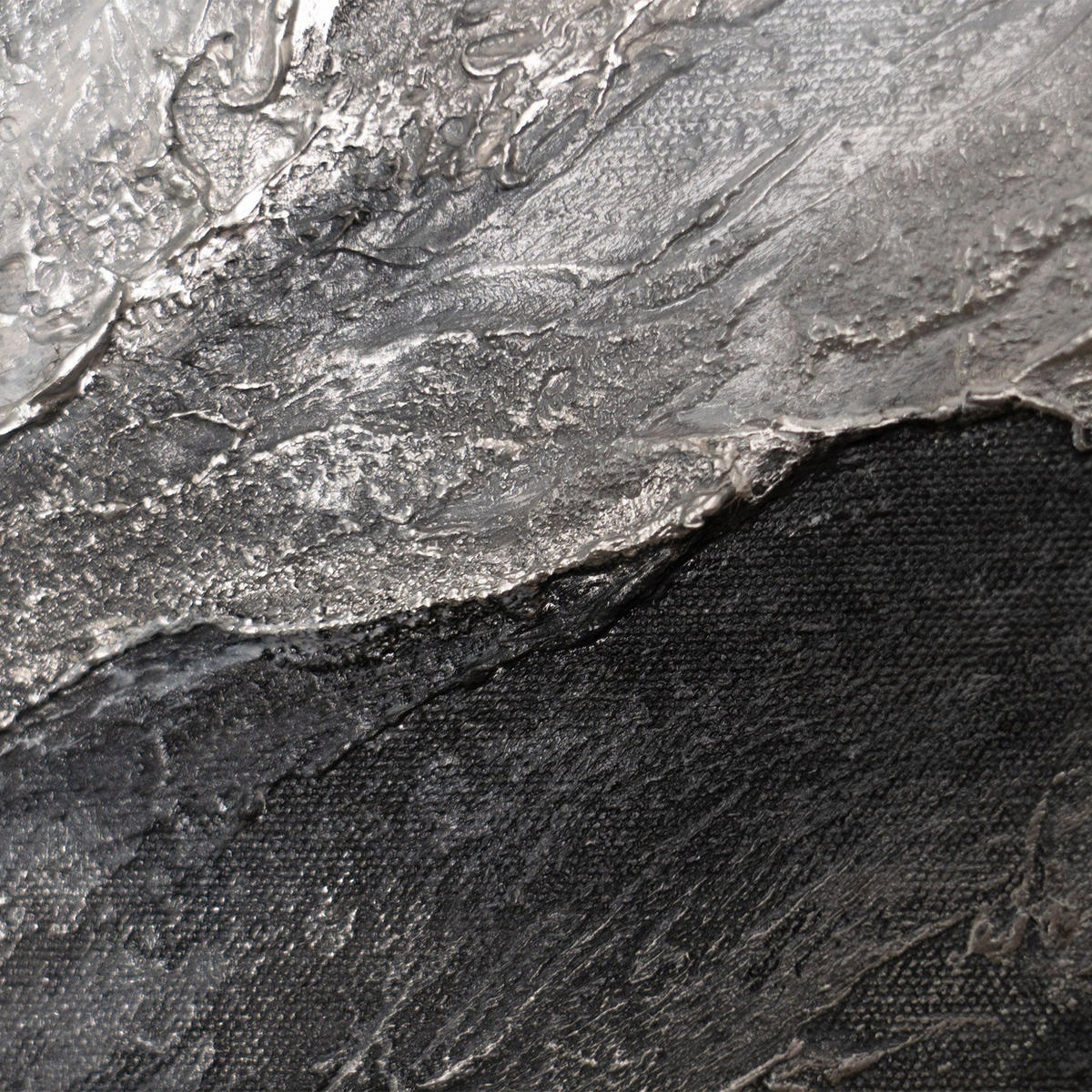 GEMÄLDE Erinnerung der Felsen Schattenfugenrahmen Hellgrau 60x40 cm - Hellgrau, Holz (60/40cm) - YS-art gallery