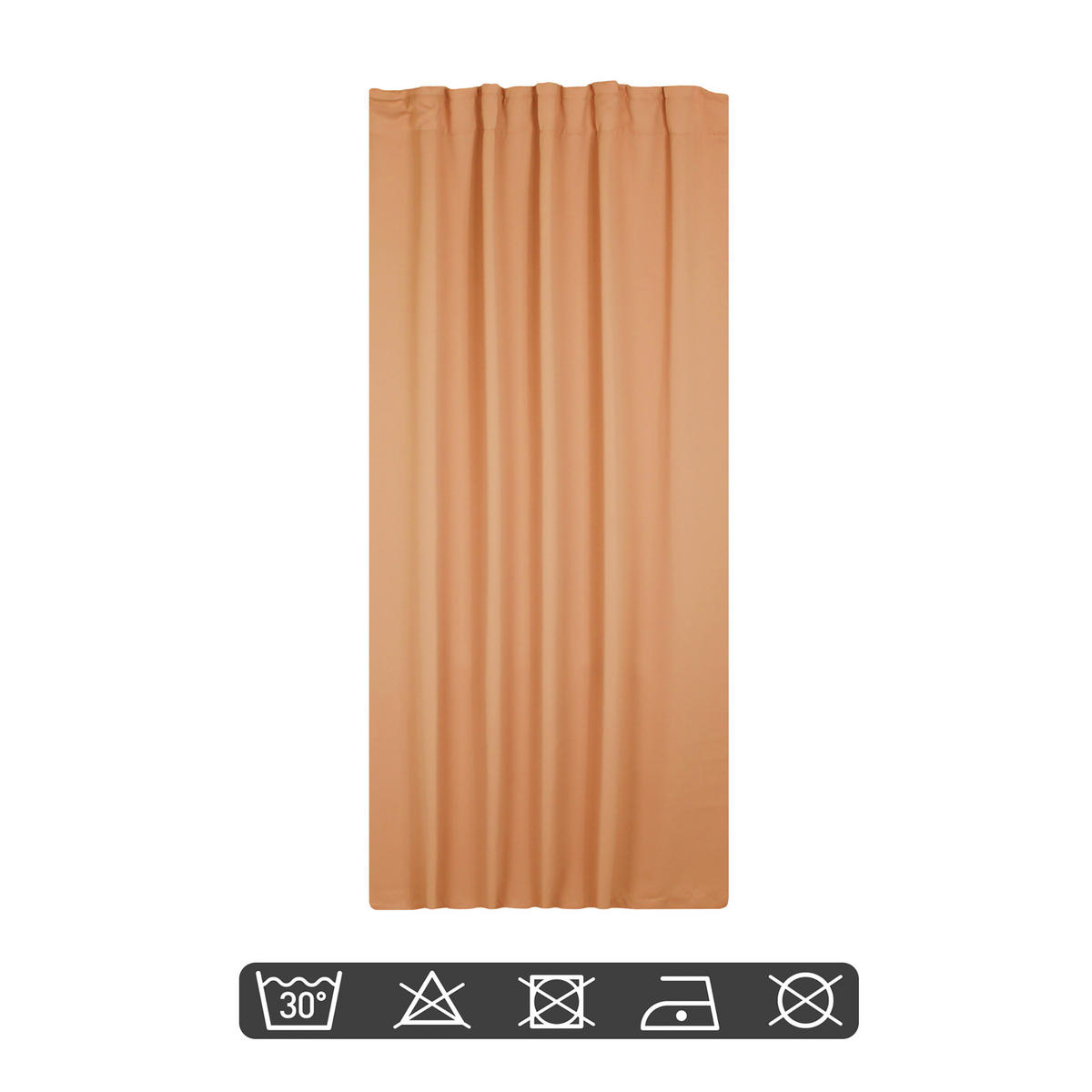 VERDUNKELUNGSVORHANG Kräuselband 300/245 cm Orange - Orange, Textil (300/245cm) - TiborTex
