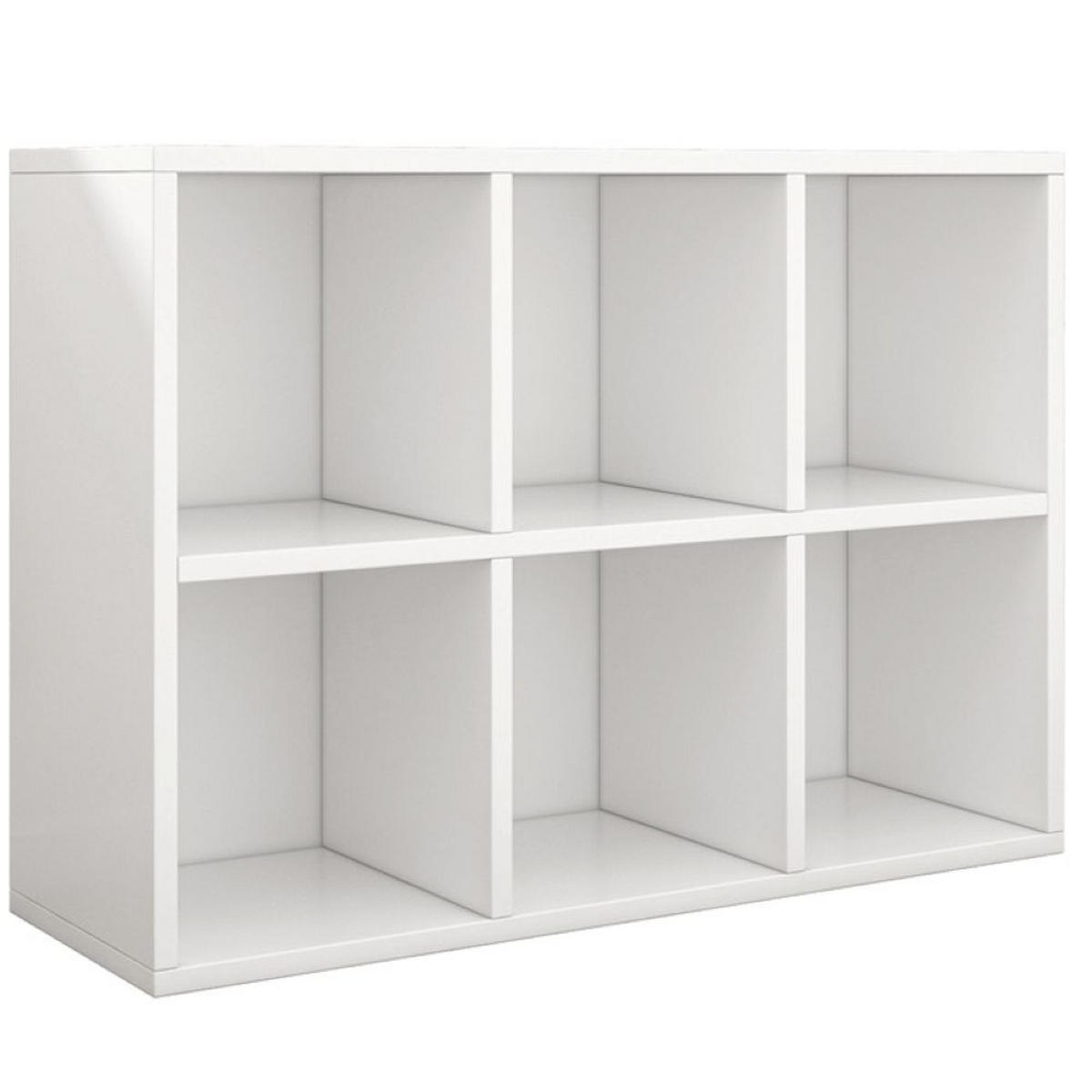 BÜCHERREGAL, weiß 90/60/30 cm - Weiß, Holzwerkstoff (90/60/30cm)