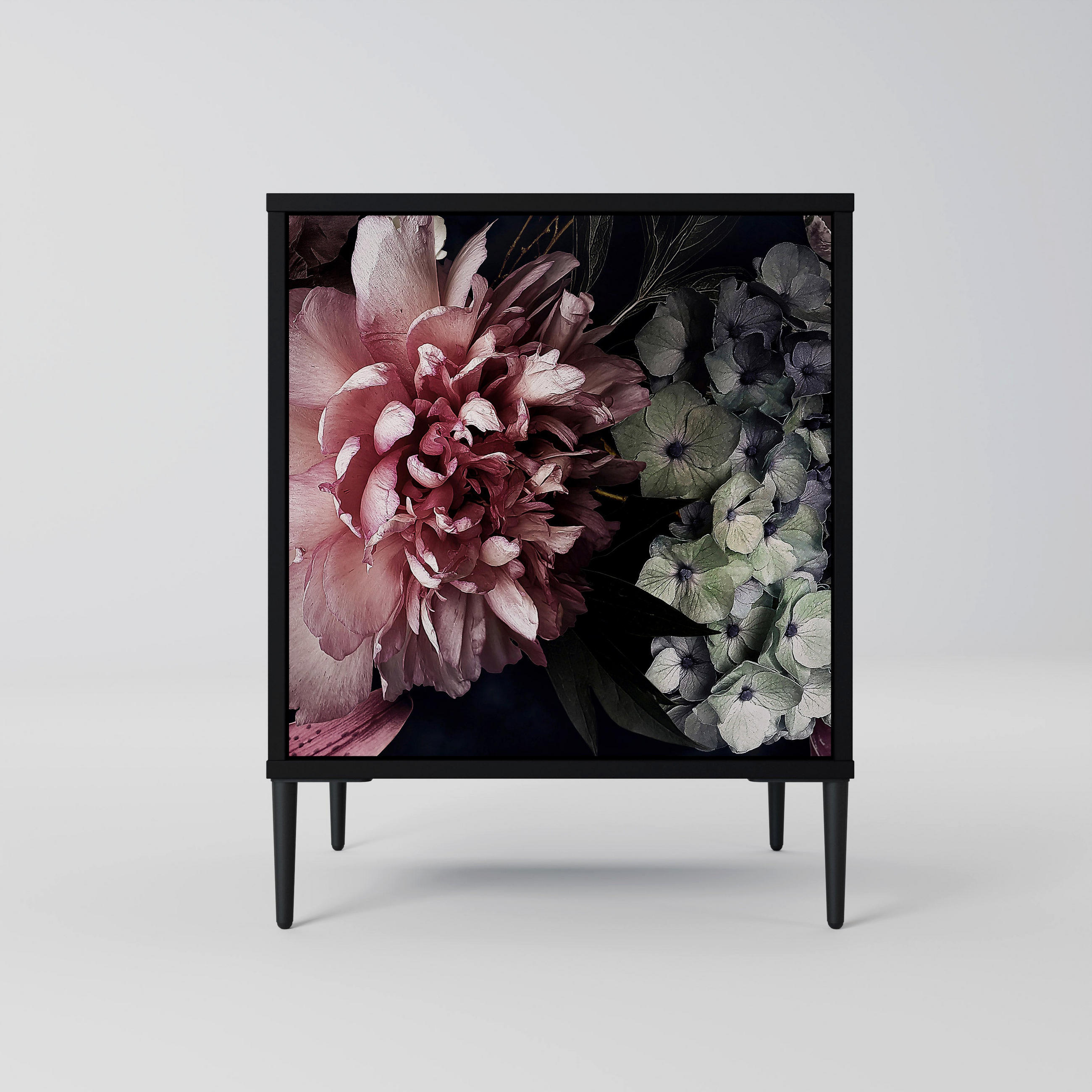 SpaceRebels Sideboard Schwarz 57.5x72.5x42 cm