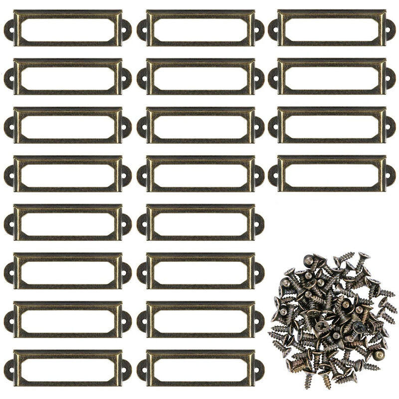 MÖBELGRIFF 20er-Set 60x17 mm - Orange, Metall (1.7/1/6cm)