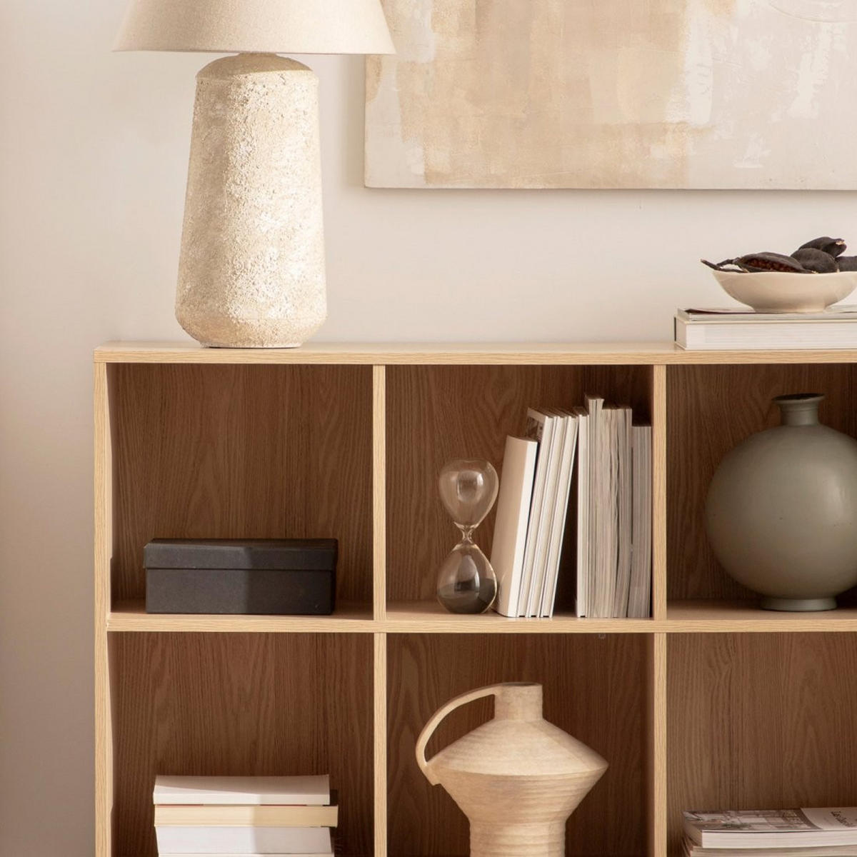 BÜCHERREGAL Remi Natürlich 110 cm x 85 cm - Naturfarben, Holzwerkstoff (110/85/35cm)